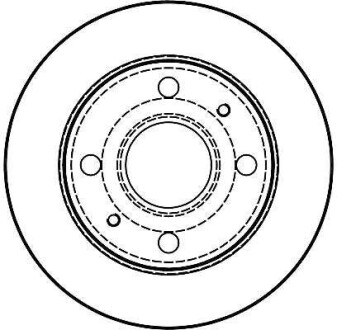 Фото 2 - Тормозной диск TRW DF4070