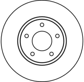 Фото 2 - Гальмівний диск TRW DF4095