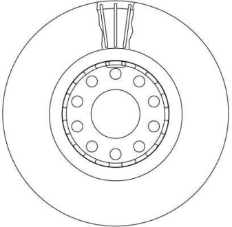 Фото 2 - Тормозной диск TRW DF4125S