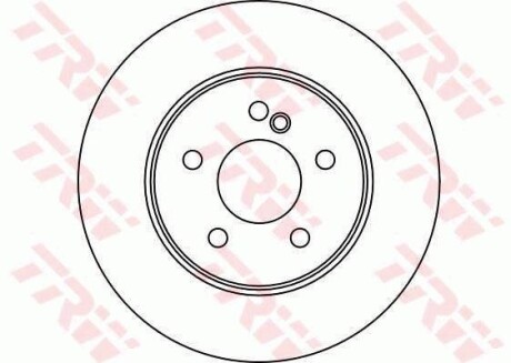 Фото 2 - Гальмівний диск TRW DF4134