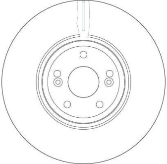 Фото 2 - Гальмівний диск TRW DF4231S