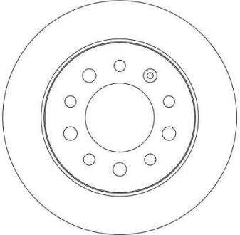 Фото 2 - Тормозной диск TRW DF4282