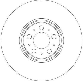 Фото 2 - Гальмівний диск TRW DF4340S