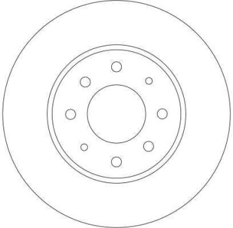 Фото 2 - Тормозной диск TRW DF4345
