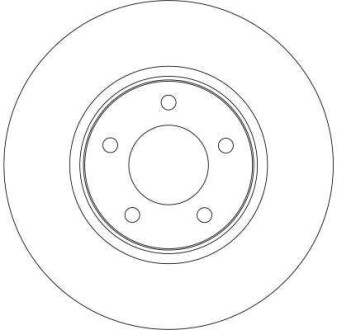 Фото 2 - Гальмівний диск TRW DF4346