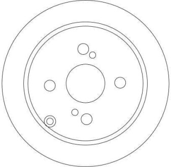 Фото 2 - Тормозной диск TRW DF4404