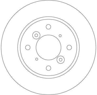 Фото 2 - Гальмівний диск TRW DF4435