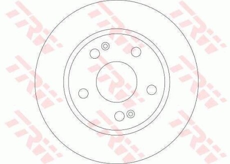 Фото 2 - Тормозной диск TRW DF4443