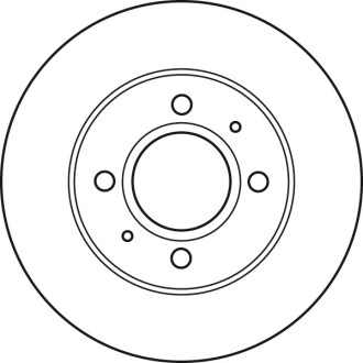 Фото 2 - Гальмівний диск TRW DF4892