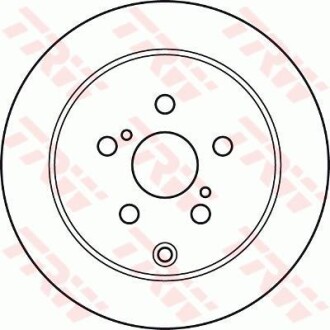 Фото 2 - Гальмівний диск TRW DF4899