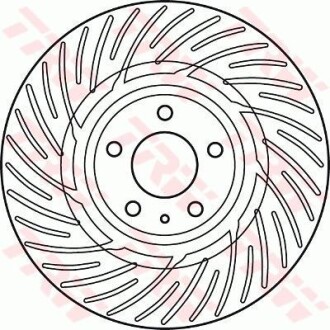 Фото 2 - Тормозной диск TRW DF6014S