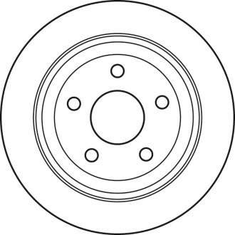 Фото 2 - Тормозной диск TRW DF6027