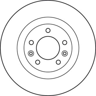 Фото 2 - Тормозной диск TRW DF6047