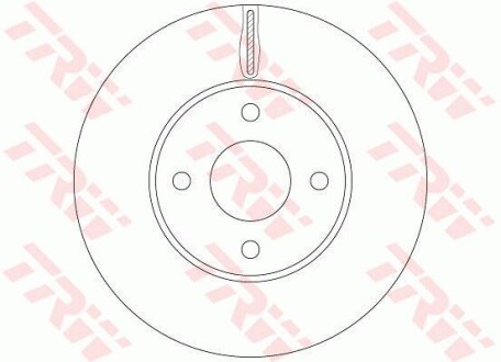 Фото 2 - Гальмівний диск TRW DF6520