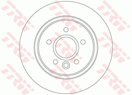 Фото 2 - Гальмівний диск TRW DF6535