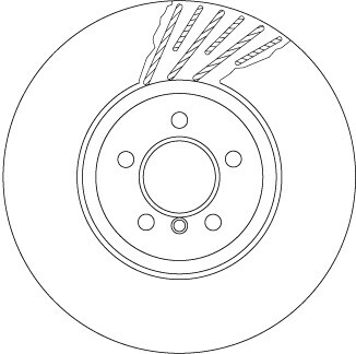 Тормозной диск - (34116785675, 34106894383) TRW DF6613S