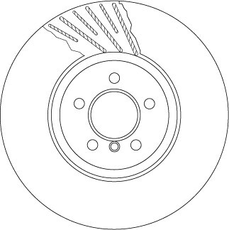 Тормозной диск - (34116785676, 34106894384) TRW DF6614S