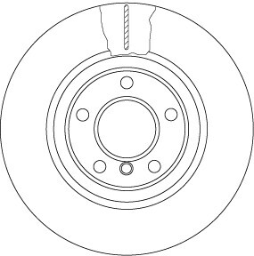 Тормозной диск - TRW DF6616S