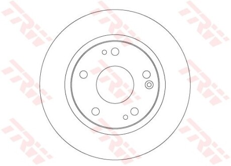 Диск гальмівний - (42510TBAA00) TRW DF6704