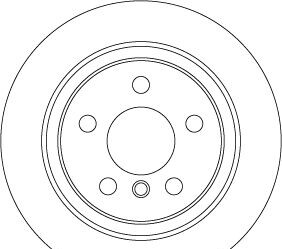 Гальмівний диск - (34216861013, 34216799367, 34206891085) TRW DF6756