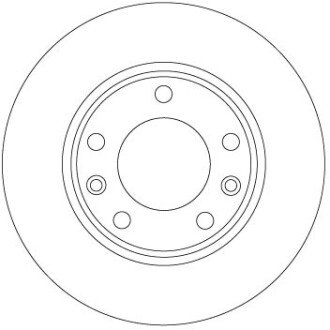 Гальмівний диск задній Peugeot 308 II, 308/Hatchback 1.2-2.0D 09.13-06.21 - TRW DF6910