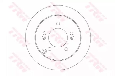 Tarcza hamulcowa kia magentis 05- tyј - TRW DF6919