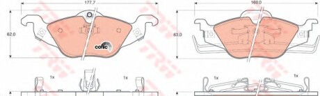 Фото 3 - Тормозные колодки TRW GDB1351