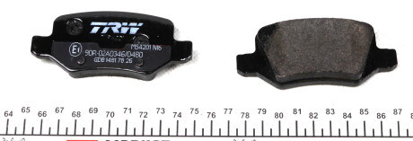 Фото 3 - Гальмівні колодки TRW GDB1481