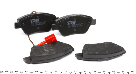Фото 3 - Тормозные колодки TRW GDB1482
