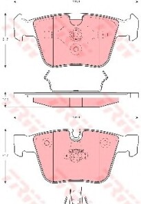 Фото 3 - Гальмівні колодки TRW GDB1675