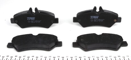 Фото 3 - Гальмівні колодки TRW GDB1697