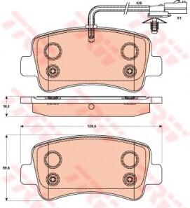 Фото 3 - Тормозные колодки TRW GDB1903
