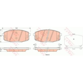 Фото 2 - Тормозные колодки TRW GDB3523