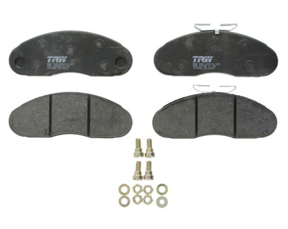 Комплект тормозных колодок, дисковый тормоз - ((5001834527, 5000295329, 7701203700, 5000823566, 5001842048)) TRW GDB948