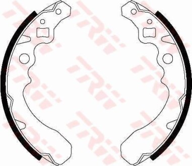 Комплект тормозных колодок - TRW GS8282
