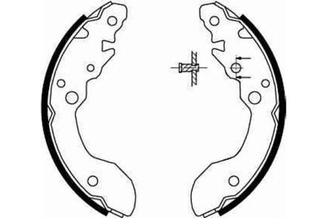Фото 2 - Гальмівні колодки TRW GS8671