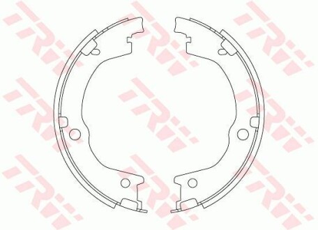 Комлект тормозных накладок - TRW GS8829