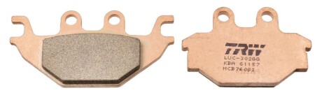 Гальмівна колодка (диск) - TRW MCB760SI