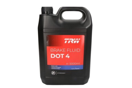 Жидкость тормозная DOT 4 Brake Fluid, 5л - TRW PFB405SE