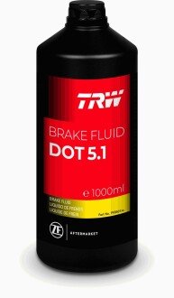 Жидкость тормозная dot 5.1, BRAKE FLUID, 1л - TRW PFB501SE