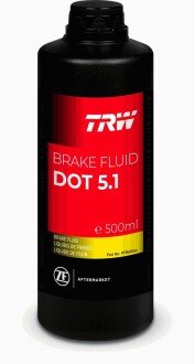 Жидкость тормозная Brake Fluid DOT 5.1, 0,5л - TRW PFB550SE