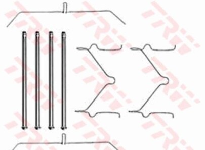 Комплектующие, колодки дискового тормоза - TRW PFK290