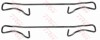 Комплектующие, колодки дискового тормоза - (16011500, 16011501, 92611500) TRW PFK304 (фото 1)