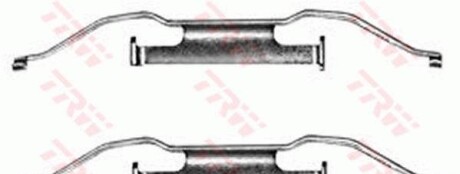 Комплектующие, колодки дискового тормоза - TRW PFK350