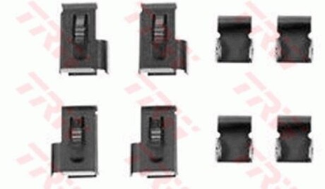 Комплектующие, колодки дискового тормоза - TRW PFK380