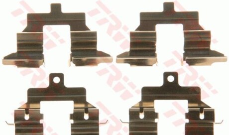 Комплектующие, колодки дискового тормоза - ((4100965000)) TRW PFK579