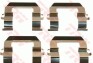 Комплектующие, колодки дискового тормоза - ((16017760, 92617760)) TRW PFK613 (фото 1)