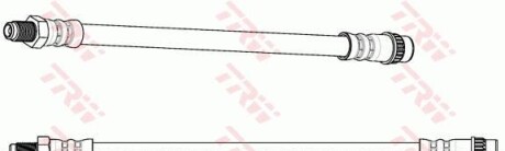 Фото 2 - Тормозной шланг TRW PHA270