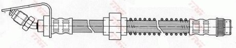 Тормозной шланг - (7700302379, 4500131, 9160431) TRW PHB424