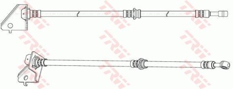 Шлангопровод - (587312E000, 587312E010) TRW PHD1121